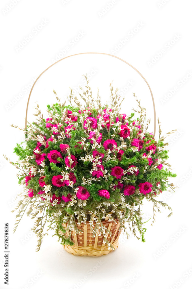 beautiful bouquet of dry flowers