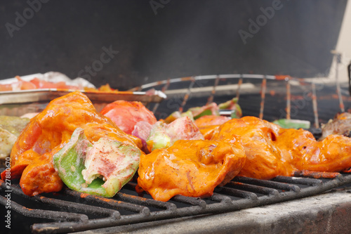 Capsicum and Chicken barbecue
