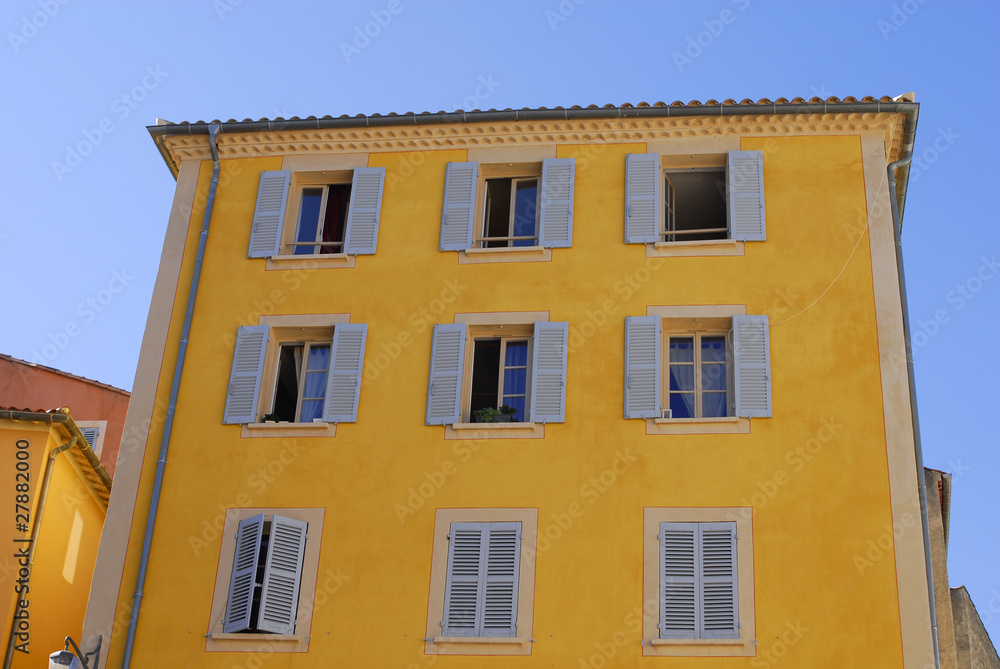 ancient building in France, city of Hyeres
