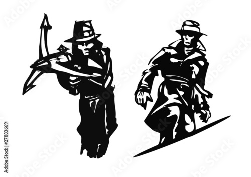 Obraz na płótnie gangster collection