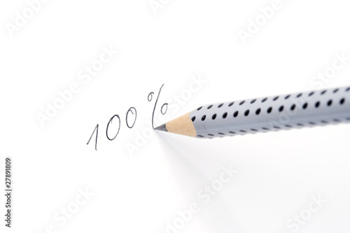 Bleistift mit Schrift