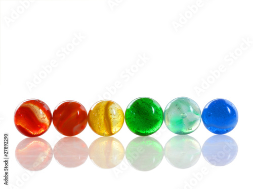 Multi-colored Marbles photo