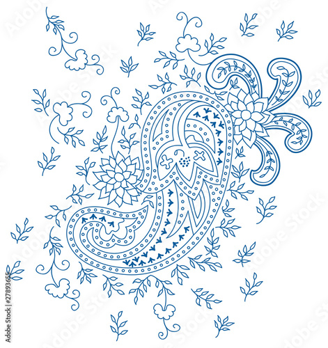 Kashmir henna design fashion.