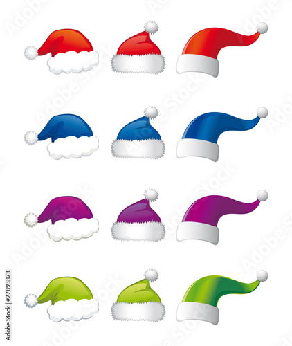 santa caps