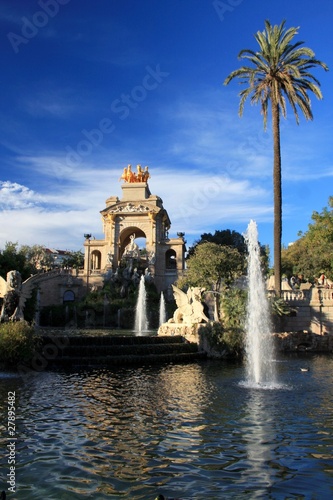 Kaskadenbrunnen in Barcelona