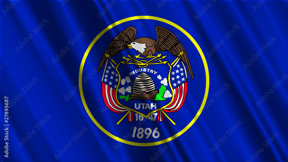 Fototapeta premium Utah Flag