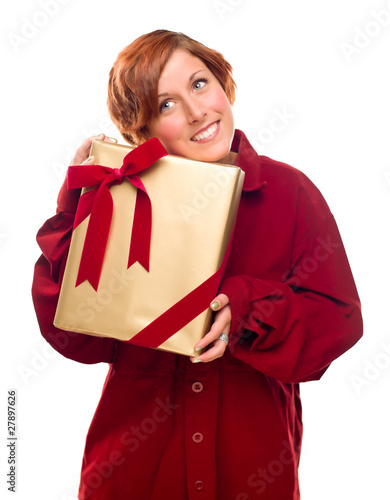Pretty Red Haired Girl with...