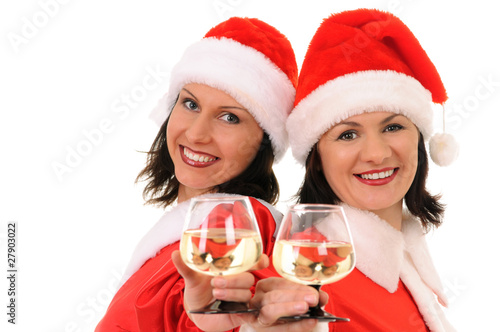 two woman santa
