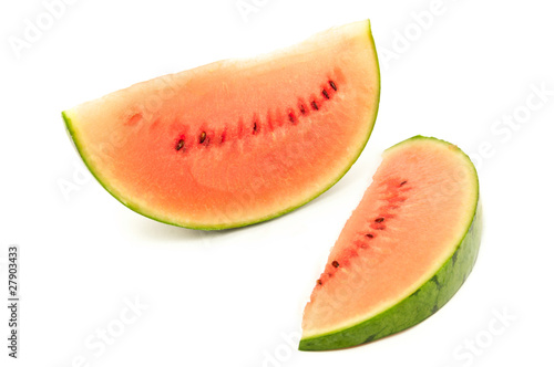Slice of organic watermelon