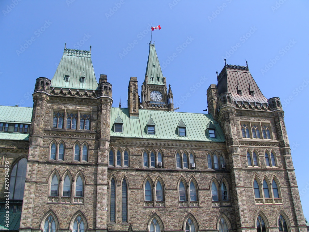 Canadian Parliament, left side, Ottawa