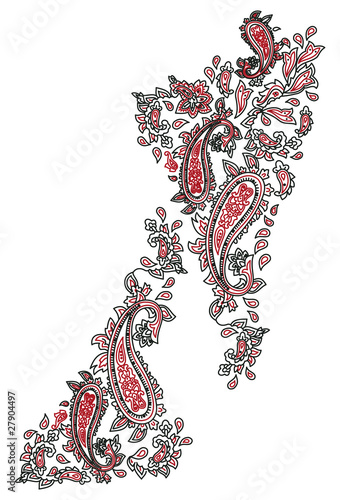 Kashmir fashion floral