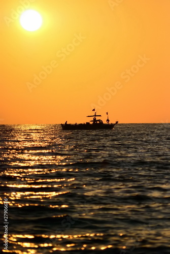 Boat in the sea © Arestov Andrew