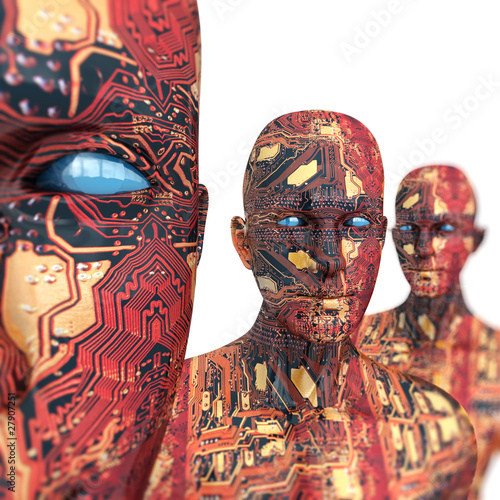 Ludzie maszyny - sztuczna inteligencja.