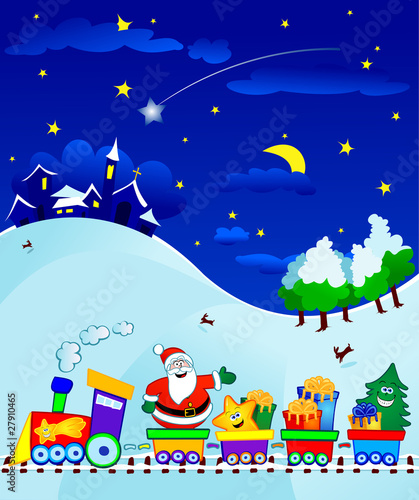 Notte di Natale e treno