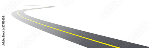 vector black asphalt road