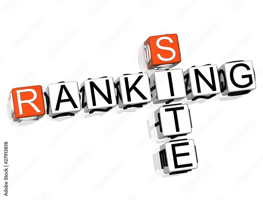 Obraz premium Ranking Site Crossword