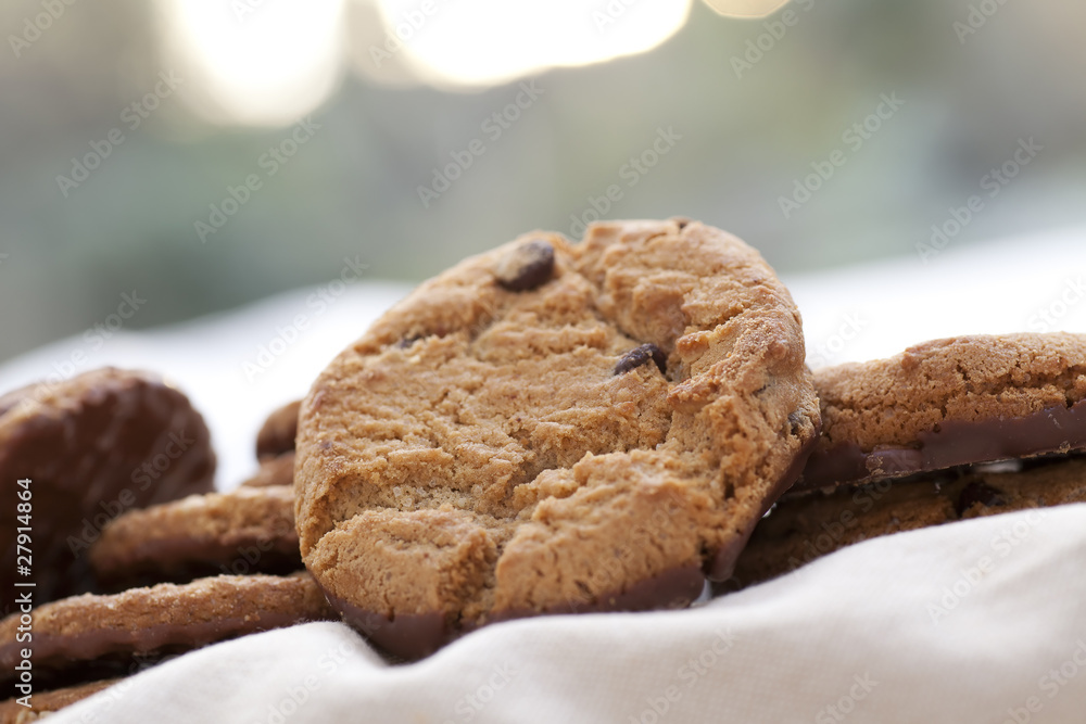 Fototapeta premium Chocolate Chip Cookies Treat