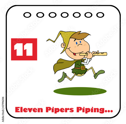 Twelve Days Of Christmas Calendar 11
