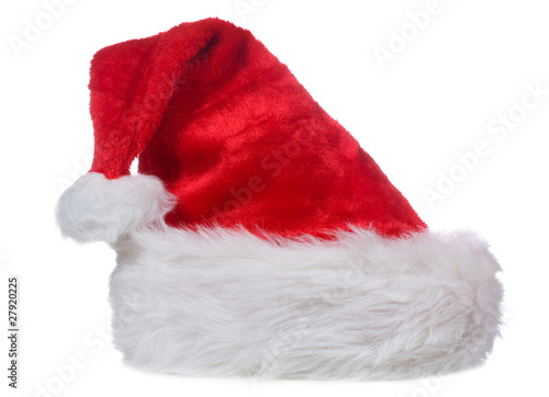 red santa claus hat