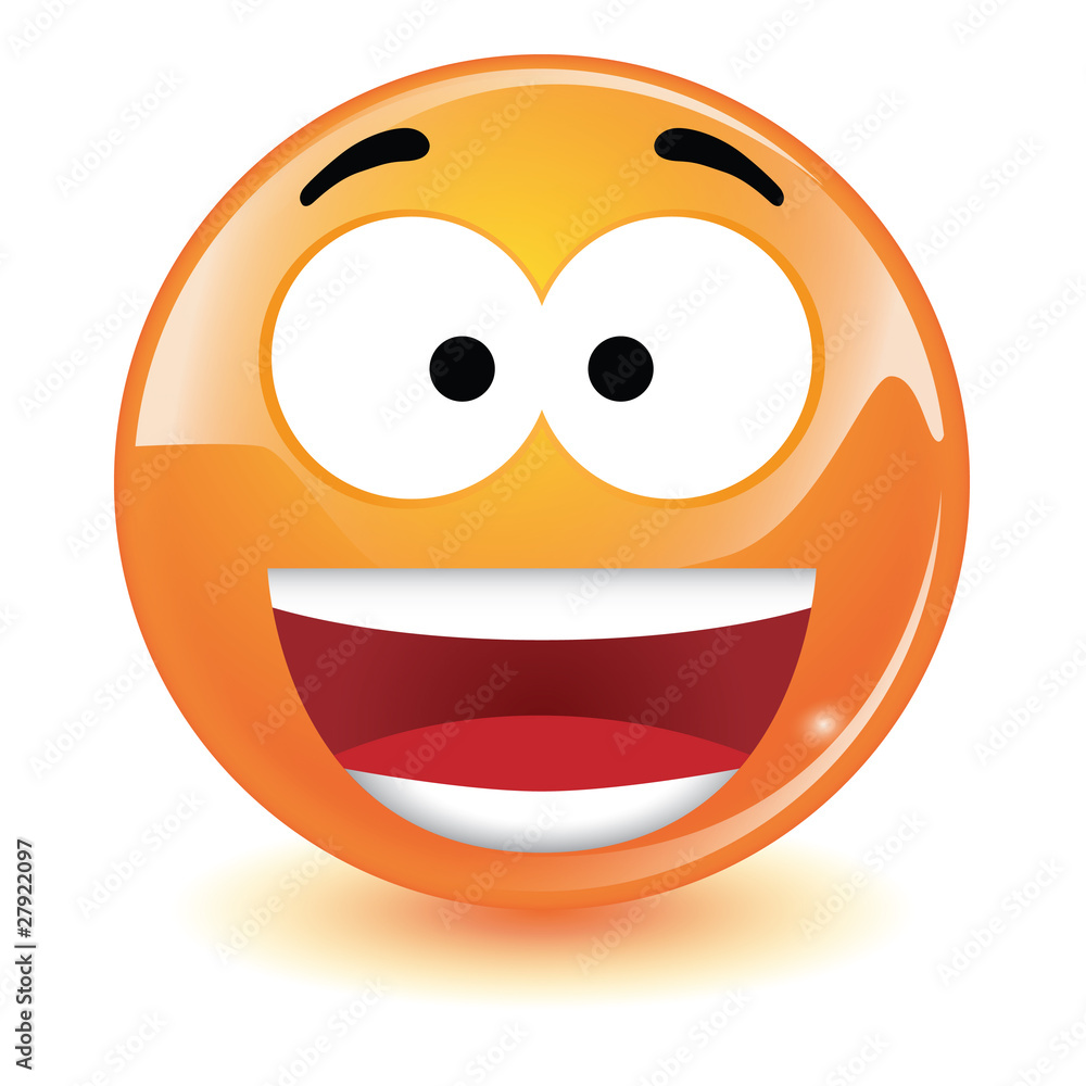 Fototapeta premium Smiley glossy vectoriel 201