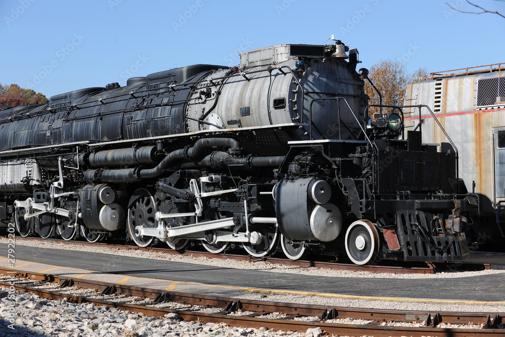 Naklejka premium Zabytkowa lokomotywa