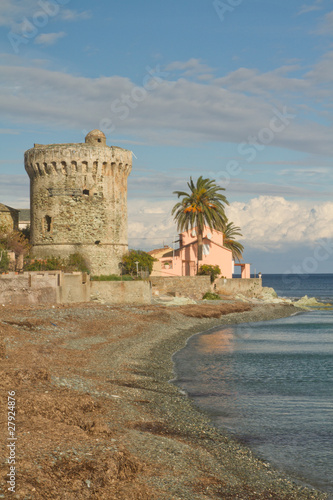 plage de miomo (village corse) photo