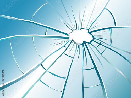 Smashed glass