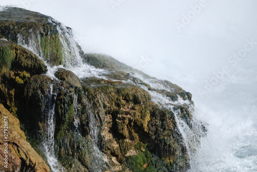 waterfall and moss photo