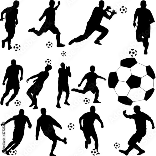soccer player vector