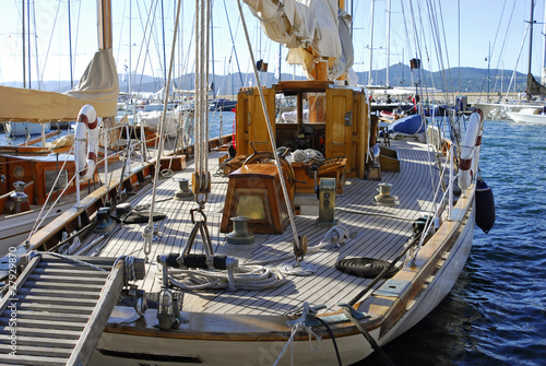 Classic Yacht in Saint Tropez, France