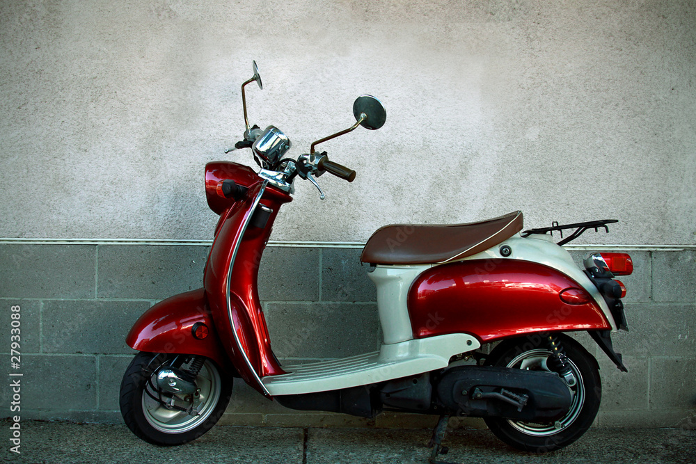 Naklejka premium scooter