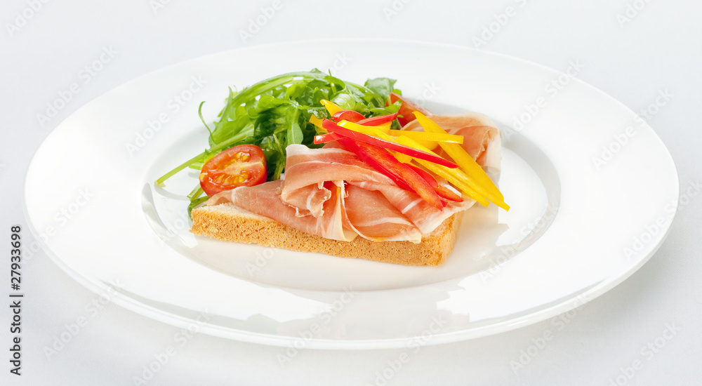 sandwich with ham