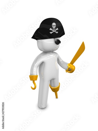 Принти на полотні Pirate captain