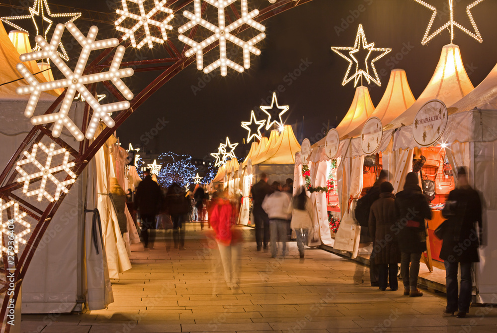 Hamburg Weihnachtsmarkt am Jungfernstieg