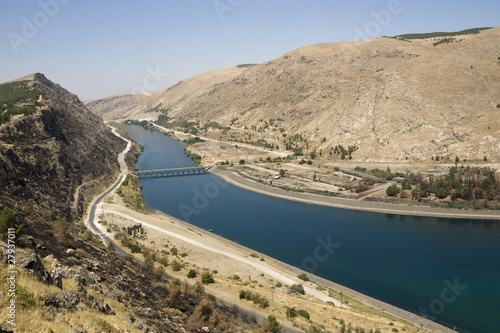 Turkey - Euphrates River at Ataturk Dam - Anatolia photo