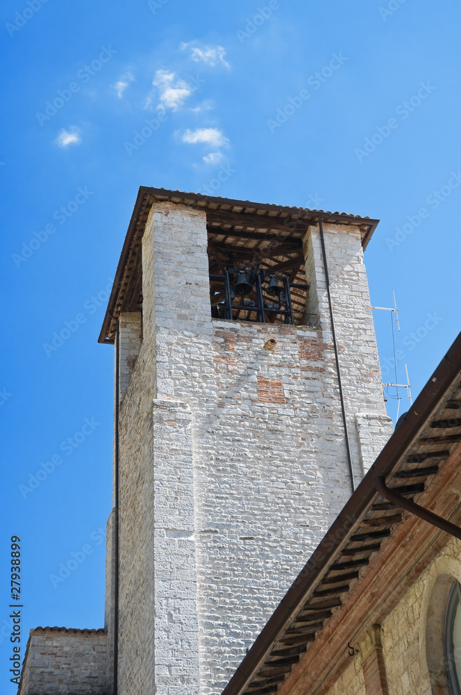 St. Agostino Belltower. Gubbio. Umbria.