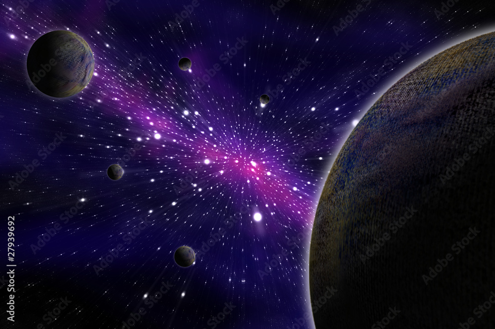 Obraz premium Space and astronomy