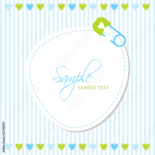 Baby arrival card