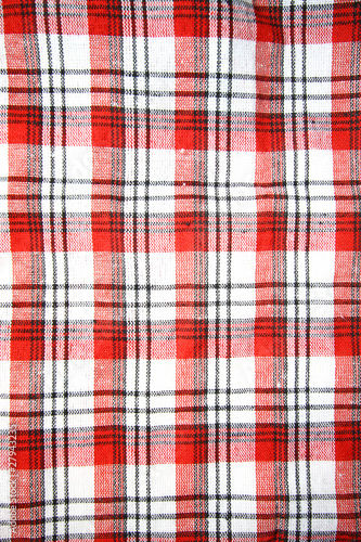Checkered cloth pattern background