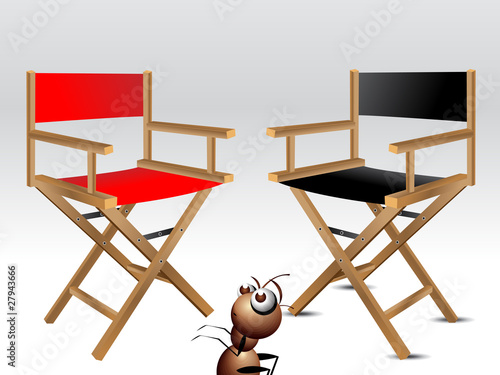 Wooden foldable Director chair