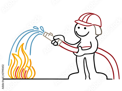 figur löscht brand