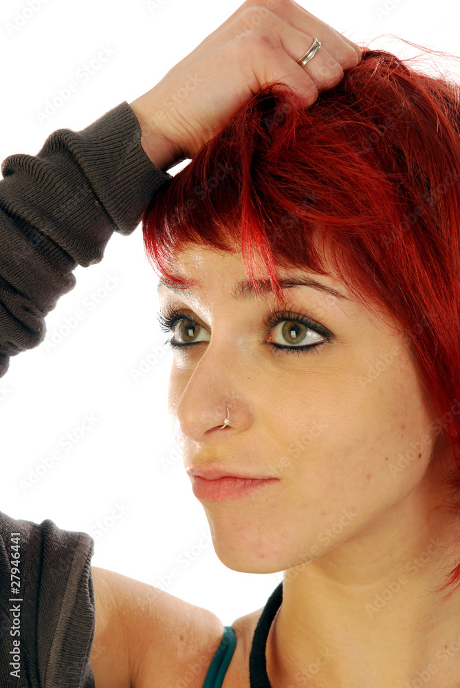 Fototapeta premium Espressioni del viso 010