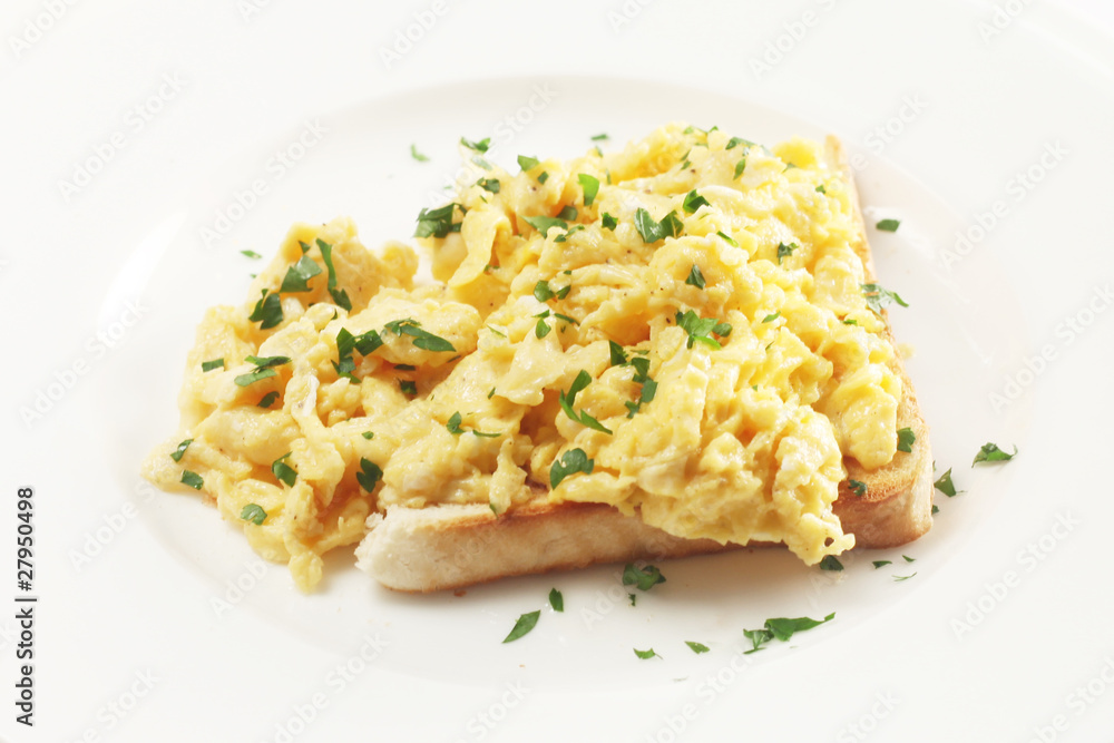 Scrambled Egg on Toast