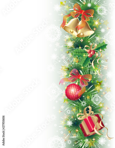 background with christmas symbols