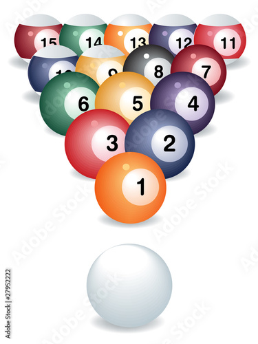 Pool game balls