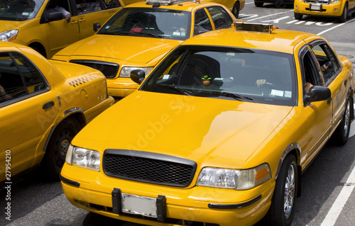 Żółte taksówki w Nowym Jorku