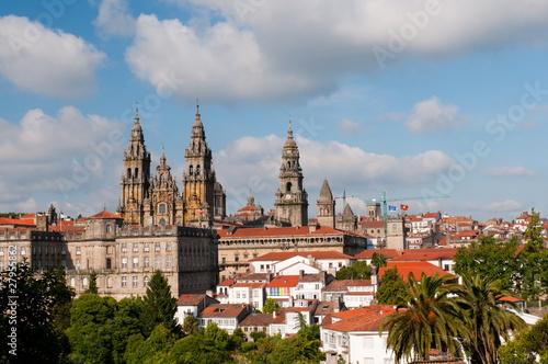 Stampa su tela Cathedral of Santiago de Compostela