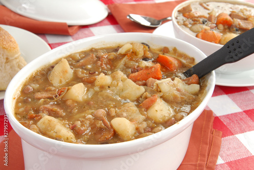 Bean soup or stew