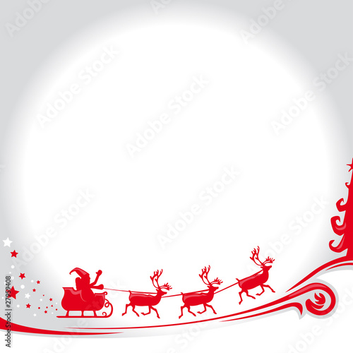 Carte de Noël, vecteur