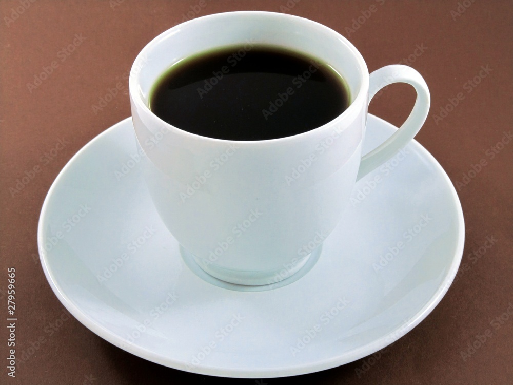Cup of coffee on brown background Cup of coffee on brown background